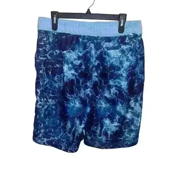 Bass Pro Shops Water Splash Print Swim Trunks Size M - Picture 3 of 5